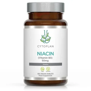 NIATSIIN ehk VITAMIIN B3, Cytoplan Niacin, 100 tabletti