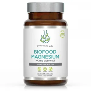 MAGNEESIUMI TOIDULISAND PROBIOOTIKUMI JA AMINOHAPPEGA, Cytoplan Biofood Magnesium, 60 tabletti