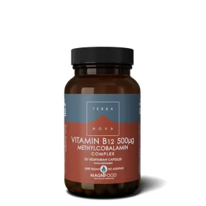 B12-vitamiini kompleks 500 µg, 50 kapslit, Terranova, Vegan