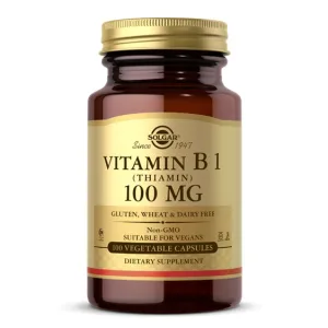 B1-vitamiin 100 mg, 100 kapslit, Solgar