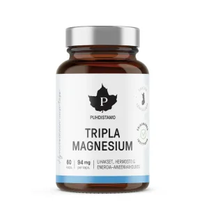 Tripla Magneesium, 60 kapslit, Puhdistamo