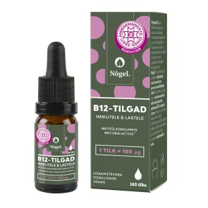 Nõgel B12-tilgad imikutele ja lastele, metüülkobalamiin MecobalActive®, 100μg, 10ml