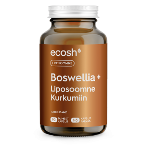 BOSWELLIA+LIPOSOOMNE KURKUMIIN, 90 kapslit, Ecosh