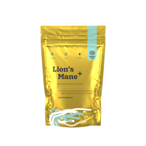 Lion’s Mane+ Preemium™ – fookus, mälu, keskendumine, 90 kapslit, Seente Vägi