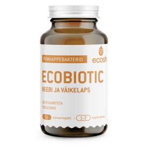 ECOBIOTIC beebi ja väikelaps – piimhappebakterid, 60 kapslit, Ecosh