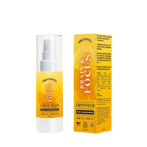 Brain & Focus suusprei,  Aju ja fookuse pihusti, 30ml, Shroomwell