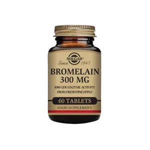 Bromelaiin 300mg, 60 tabletti, Solgar